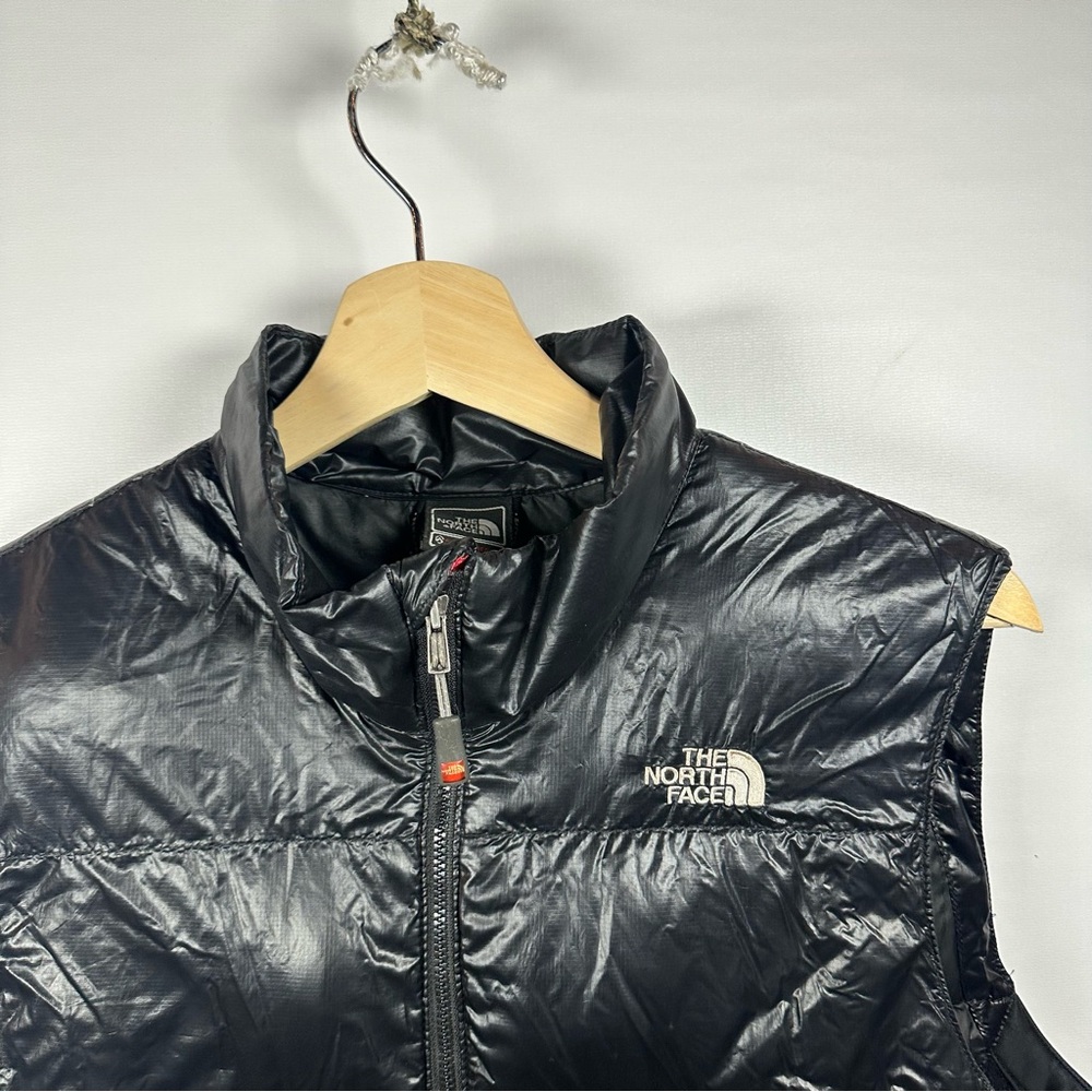 The North Face Shiny Black Puffer Vest - Picture 3 of 6